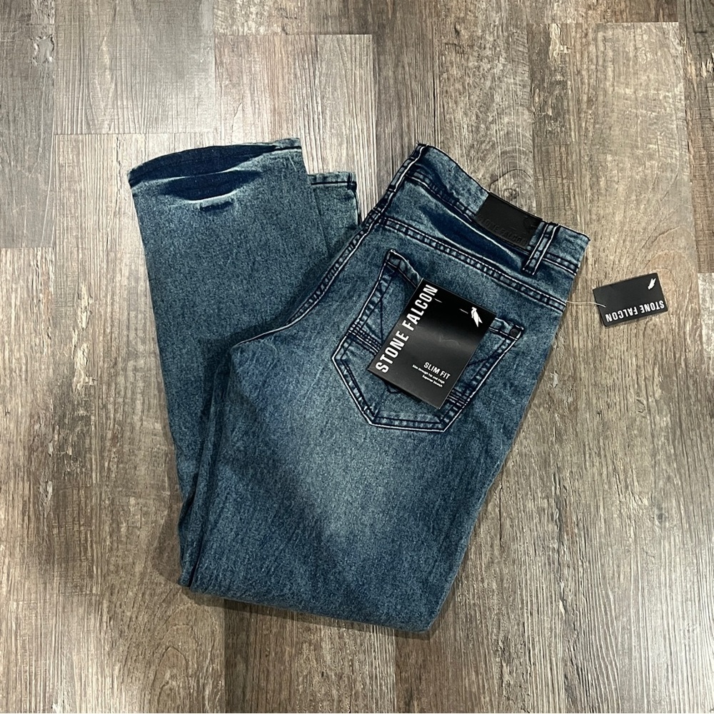 NWT Stone Falcon Men's Blue Jeans